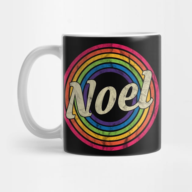 Noel - Retro Rainbow Faded-Style by MaydenArt